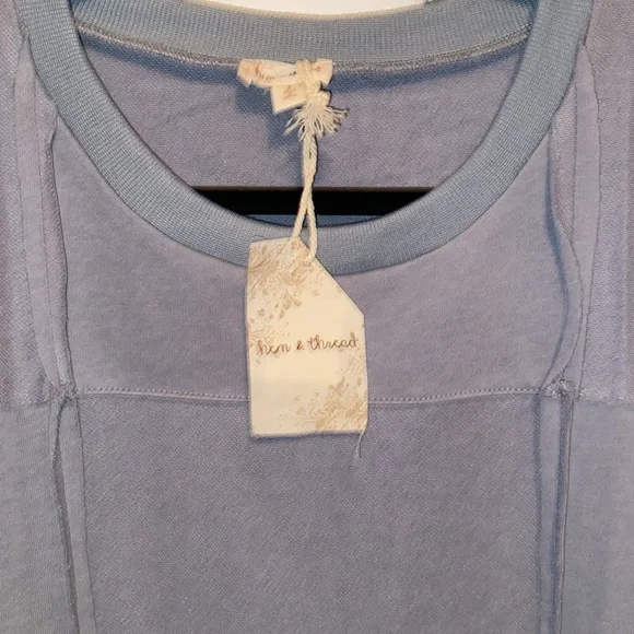 Hem & Thread Crew Neck Pullover Sweater - Picture 7 of 7